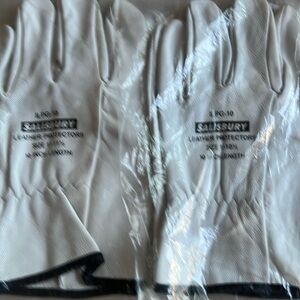 Leather protective mens gloves